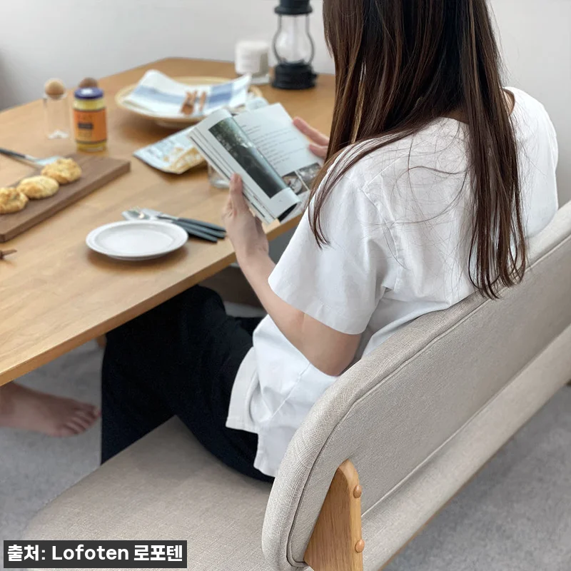 로포텐 올라 원목 6인용 식탁 세트 1700, 45% 할인 중이라 눈여겨본 낮은 식탁 구성 17 로포텐 올라 원목 6인용 식탁 세트 관련 이미지 5