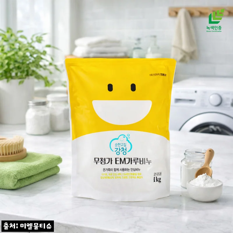 강청 무첨가 EM 찌든때 친환경 세탁 가루세제 1kg, 구매 전 체크한 할인·적립 정보