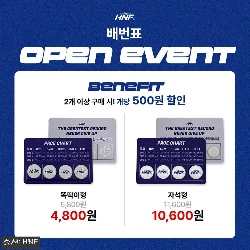 HNF 러닝 마라톤 배번호 배번표 고정 클립, 2,900원 무료배송으로 준비하는 대회 필수템 11 HNF 러닝 마라톤 배번호 배번표 고 관련 이미지 1