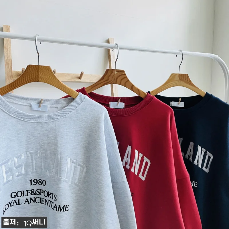 기모 여성 더블유 자수 레터링 빅사이즈 박스 맨투맨, 겨울 데일리룩으로 살펴본 구매 포인트 8 기모 여성 더블유 자수 레터링 빅사이 관련 이미지 1