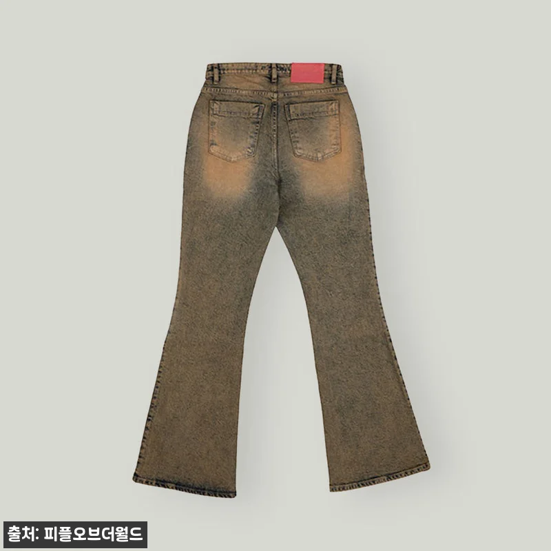 피플오브더월드 25FW 브라운워시드 관련 이미지 1