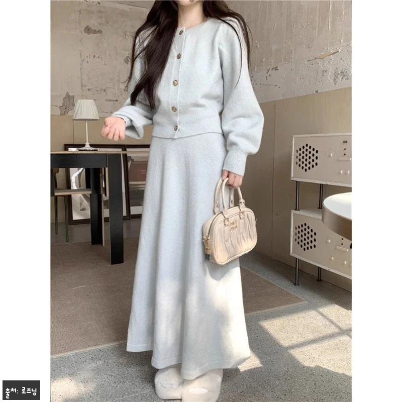가디건 롱스커트 투피스세트, 가을 데이트룩으로 눈여겨본 32,800원 코디세트 체크후기 7 가디건 롱스커트 투피스세트, 가을 데 관련 이미지 1