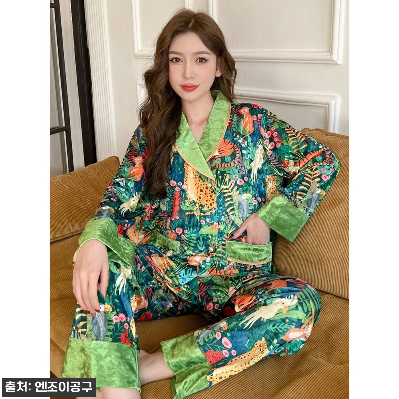김효진 잠옷 무인도의디바 윤란주 패션 벨벳 파자마 홈웨어 세트 03, 30% 할인 중이라 눈여겨본 구매 정보 9 김효진 잠옷 무인도의디바 윤란주 패션 관련 이미지 1