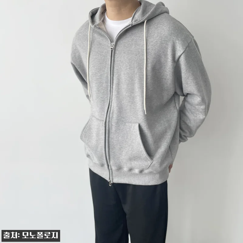 회색후드집업 남자오버핏후드집업, 3만원대 무료배송으로 만나는 데일리 코디템 12 회색후드집업 남자오버핏후드집업, 3만 관련 이미지 1