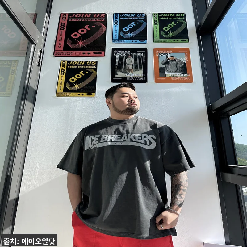 아이스 피그먼트 박스핏 반팔티 6CO 관련 이미지 1
