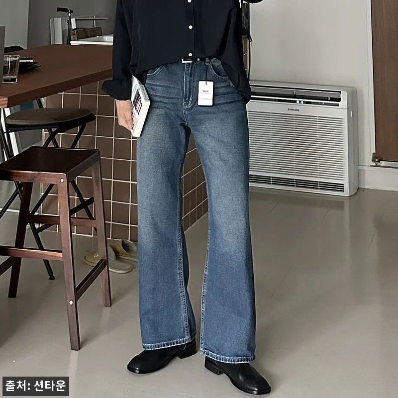 남자 부츠컷청바지 플레어진 데님 팬츠 관련 이미지 1