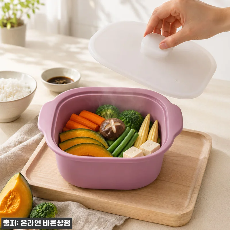 실리가든 국산 실리콘 찜기 600ml 찐후기, 전자레인지 계란찜부터 이유식까지 간편한 이슈템 12 실리가든 국산 실리콘 찜기 600ml 관련 이미지 1