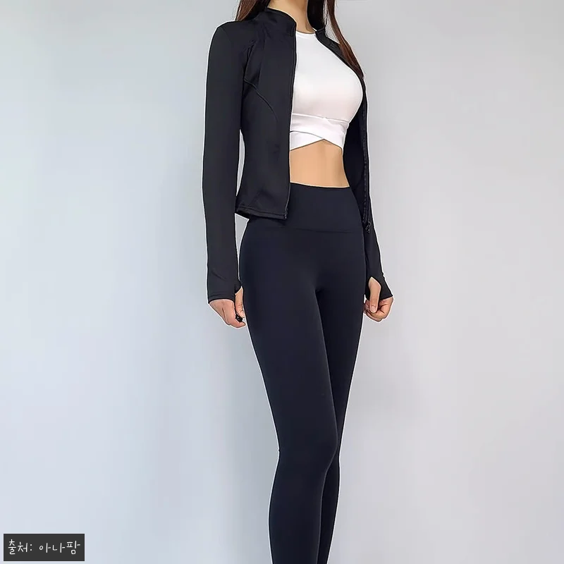 아나웨어 요가크롭자켓 찐 체크 후기, 관련 이미지 2
