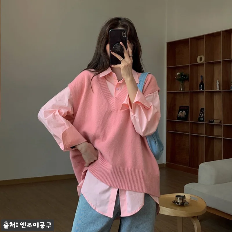 동상이몽 317회 권다현 니트 조끼 브이넥 베스트 오버테이크조끼 02, 3만원대 할인 체크 포인트 7 동상이몽 317회 권다현 니트 조끼 관련 이미지 2