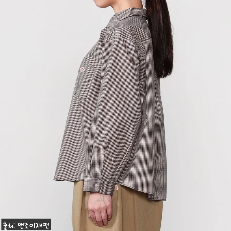 단톤 여성 플랜서 버튼 긴팔셔츠 DT 관련 이미지 2