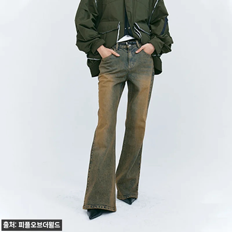 피플오브더월드 25FW 브라운워시드 관련 이미지 2