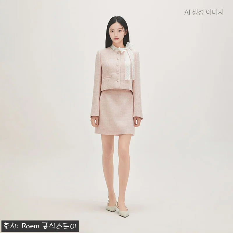 로엠 트위드 미니 스커트 RMWHG2 관련 이미지 2
