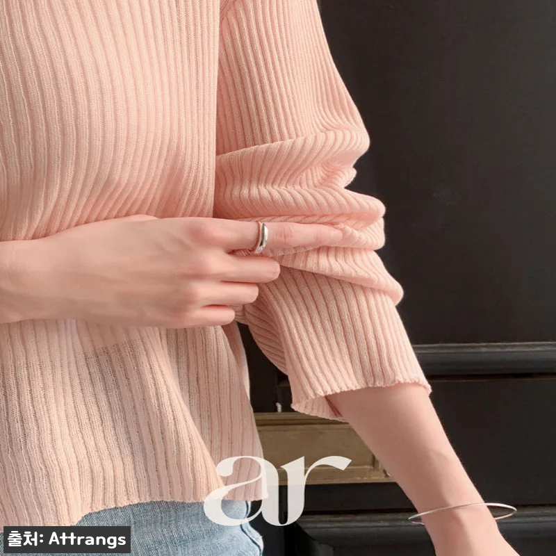 [트렌드데이] 국내제작 골지 긴팔 가 관련 이미지 2