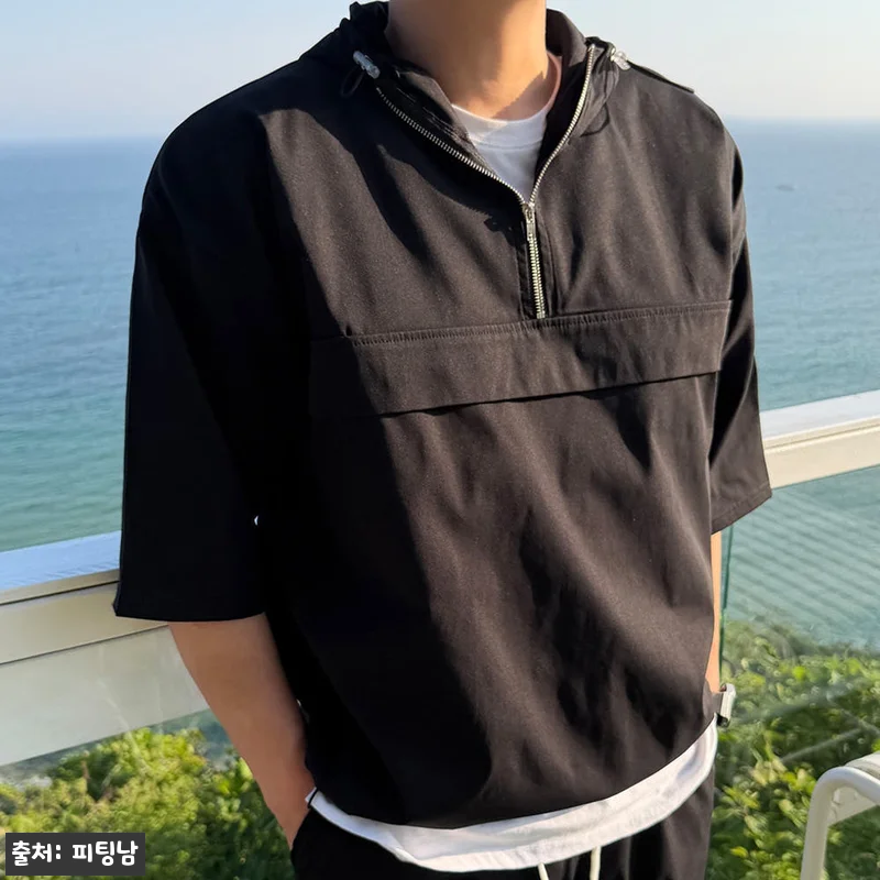 남자 에이로드 여름 반팔 후드 아노락 관련 이미지 2