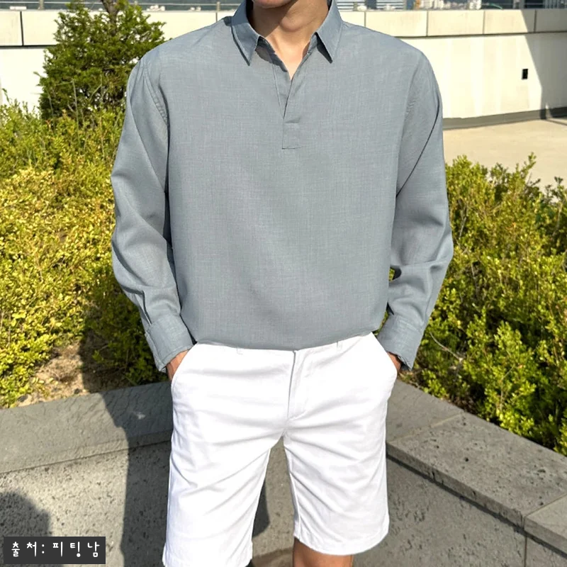 1+1 남자 프랭클린 여름 린넨 반오픈 카라 셔츠, 여름 데일리룩으로 눈여겨볼 이슈템 14 1+1 남자 프랭클린 여름 린넨 반오 관련 이미지 2