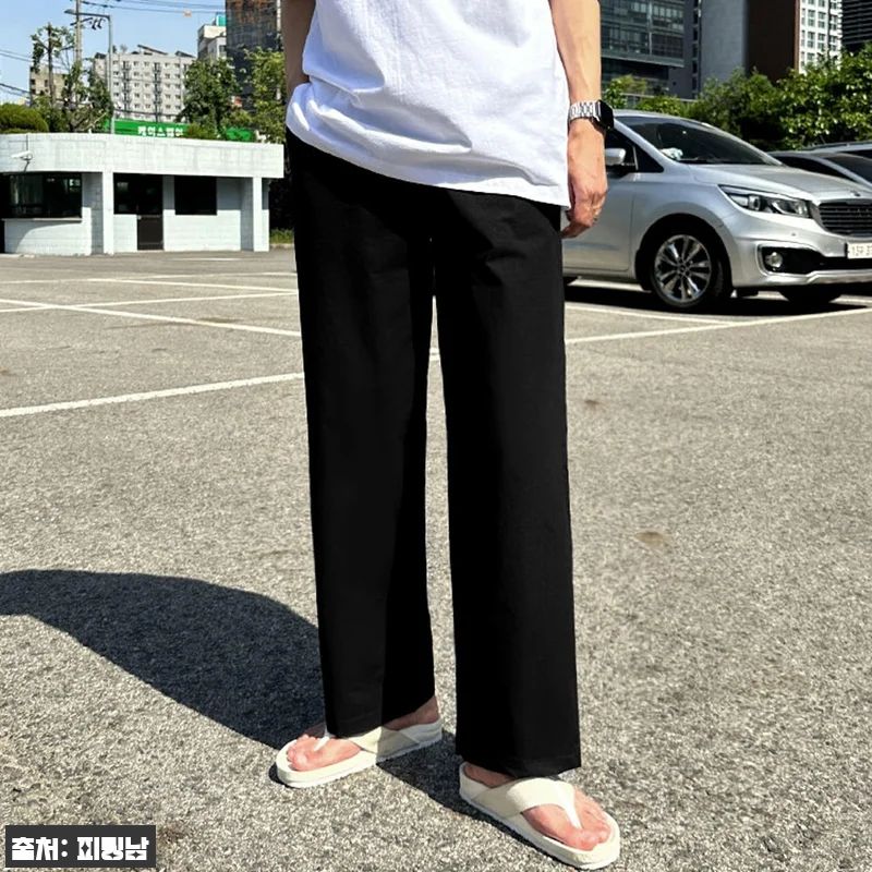 남자 호스머 여름 린넨 바이오 와이드 밴딩팬츠 6컬러, 여름 데일리룩에 더하기 좋은 이슈템 체크 13 남자 호스머 여름 린넨 바이오 와이드 관련 이미지 2