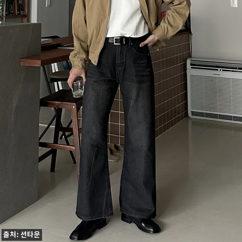 남자 부츠컷청바지 플레어진 데님 팬츠 관련 이미지 2
