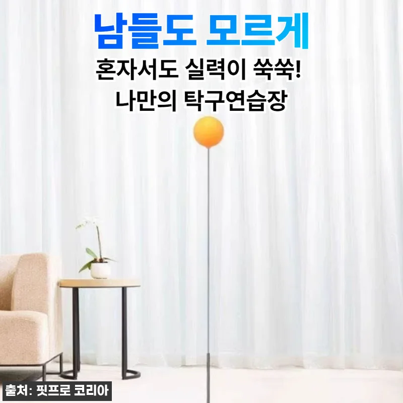 리얼타격 나홀로 탁구 연습기 찐후기, 집에서 매일 타점 연습하기 좋은 홈트 아이템 14 리얼타격 나홀로 탁구 연습기 찐후기, 관련 이미지 3