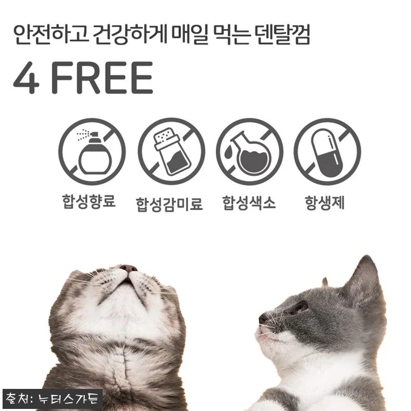 누터스가든 덴티캣 고양이덴탈껌 80g 관련 이미지 3