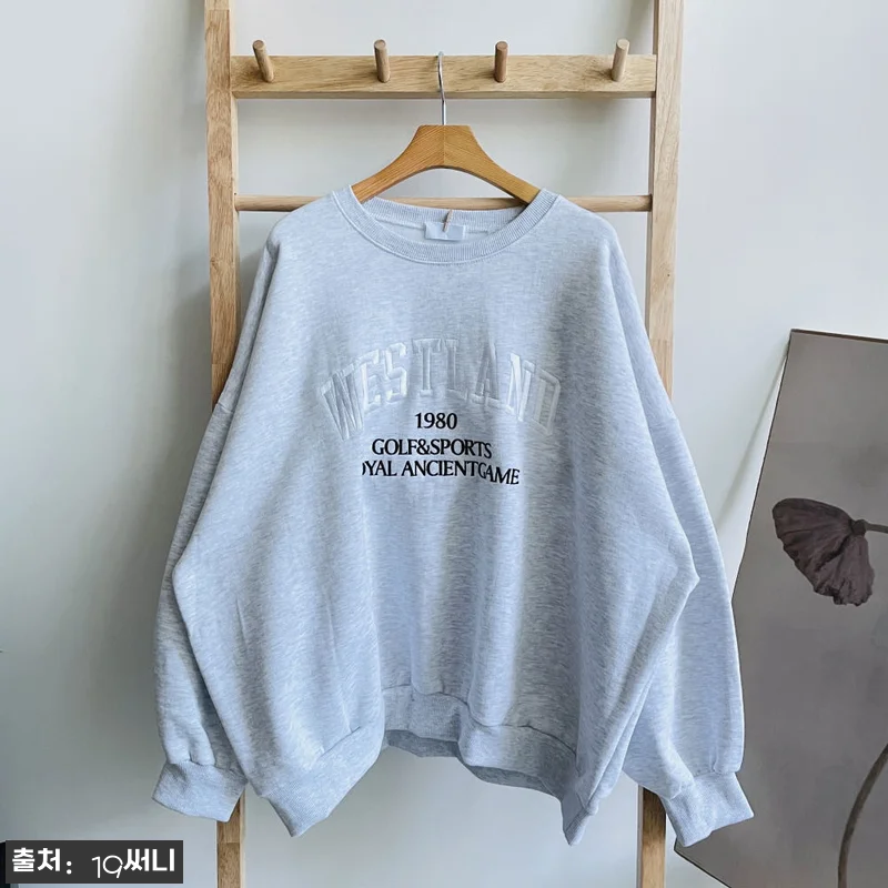 기모 여성 더블유 자수 레터링 빅사이즈 박스 맨투맨, 겨울 데일리룩으로 살펴본 구매 포인트 10 기모 여성 더블유 자수 레터링 빅사이 관련 이미지 3