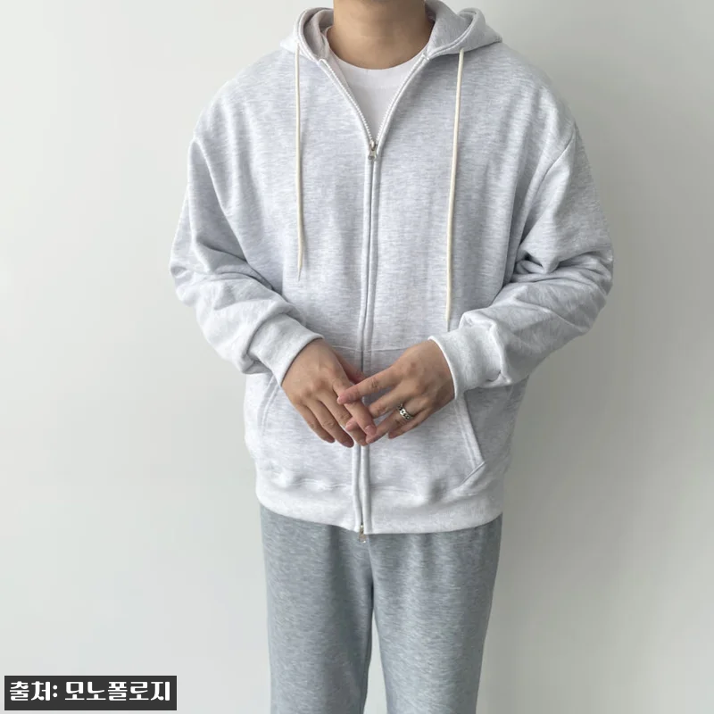 회색후드집업 남자오버핏후드집업, 3만원대 무료배송으로 만나는 데일리 코디템 14 회색후드집업 남자오버핏후드집업, 3만 관련 이미지 3