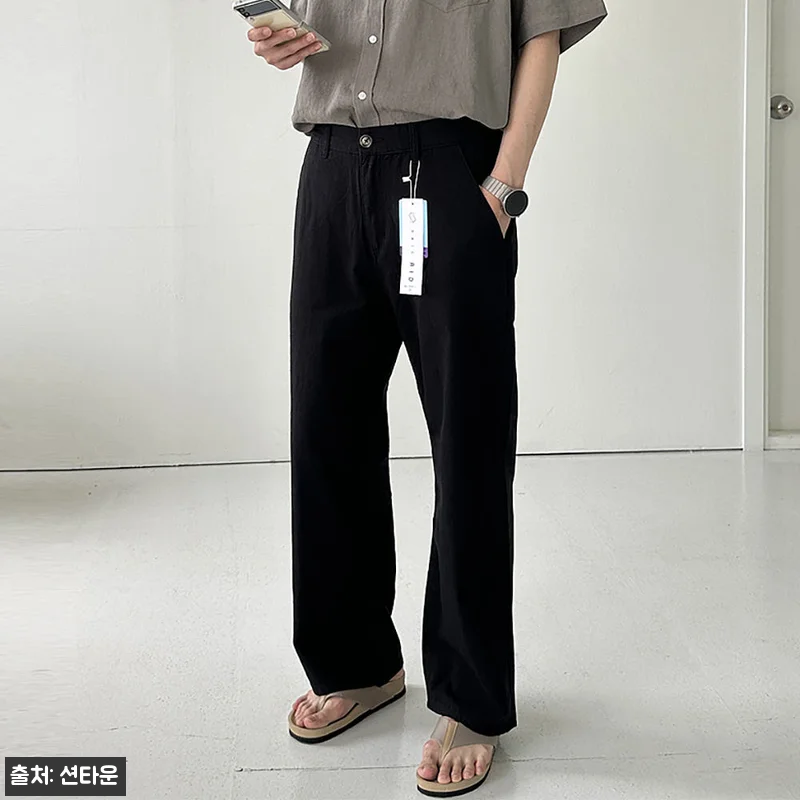남자와이드팬츠 여름 데일리룩 찾는다면, 션타운 밴딩 팬츠 12% 할인 소식 9 남자와이드팬츠 여름 데일리룩 찾는다면 관련 이미지 3