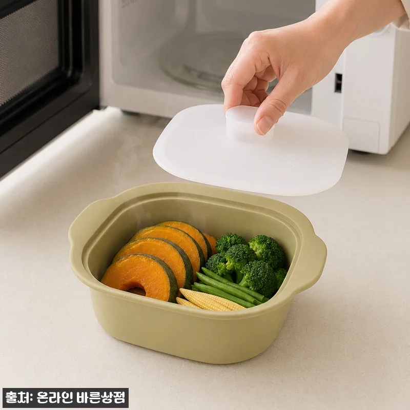 실리가든 국산 실리콘 찜기 600ml 찐후기, 전자레인지 계란찜부터 이유식까지 간편한 이슈템 14 실리가든 국산 실리콘 찜기 600ml 관련 이미지 3