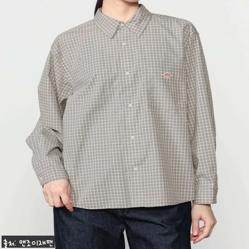 단톤 여성 플랜서 버튼 긴팔셔츠 DT 관련 이미지 4