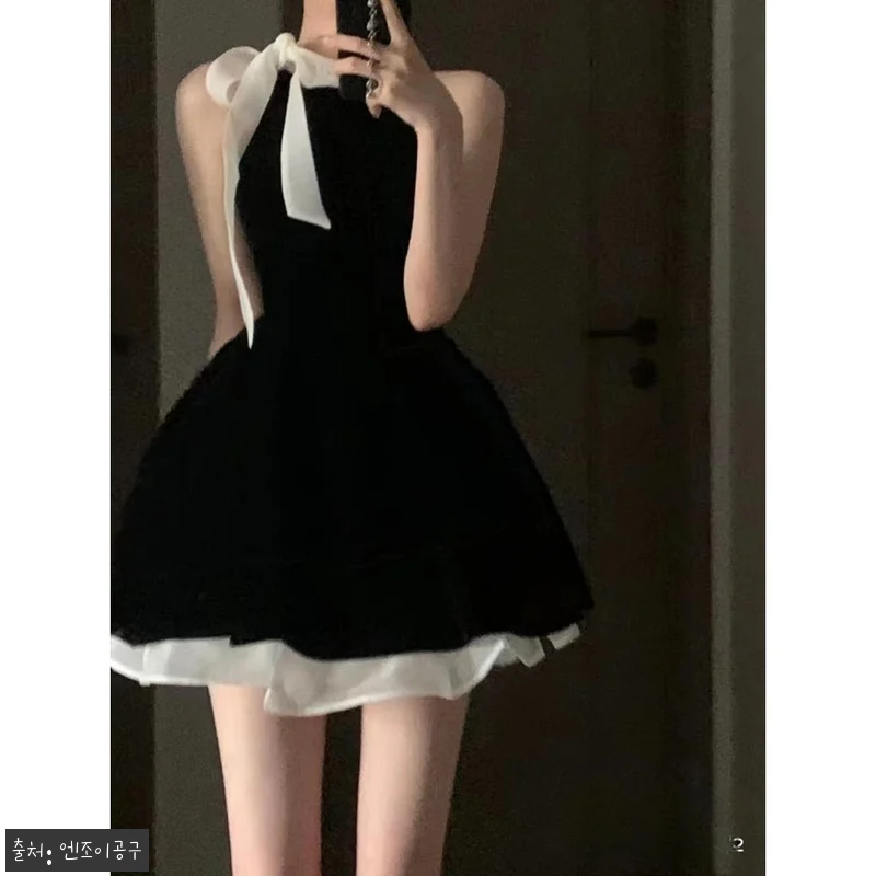 김유정 홀터넥 원피스 도도희 리본 드 관련 이미지 4