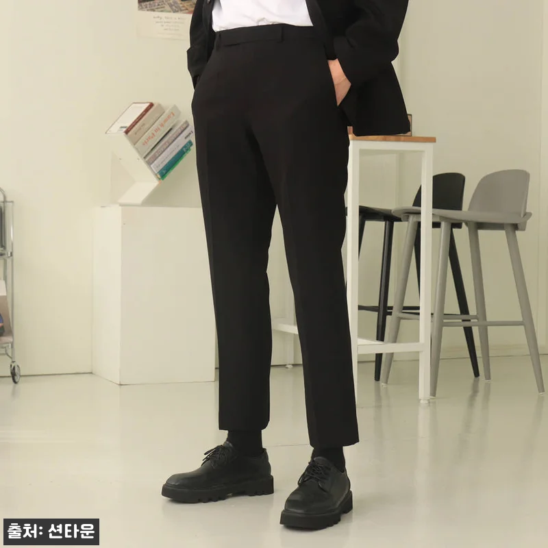 남자슬랙스 빅사이즈 링클프리 밴딩팬츠 관련 이미지 4