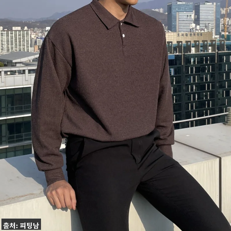 1+1 남자 얼스테드 봄 가을 카라 니트 11컬러, 데일리룩 고민 줄여주는 깔끔한 이슈템 16 1+1 남자 얼스테드 봄 가을 카라 관련 이미지 4
