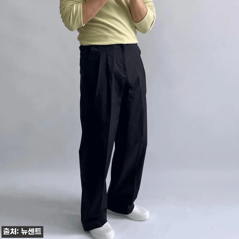 치노팬츠 남자와이드팬츠 통면바지, 봄 관련 이미지 4