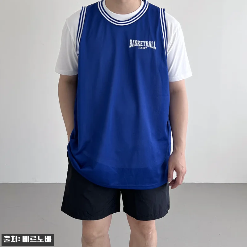 남자 매쉬져지 NBA 나시 티, 여름 레이어드용으로 눈여겨볼 오버핏 이슈템 16 남자 매쉬져지 NBA 나시 티, 여름 관련 이미지 5