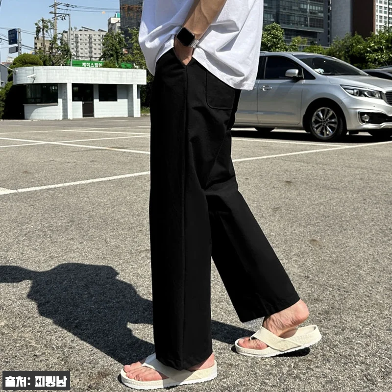 남자 호스머 여름 린넨 바이오 와이드 밴딩팬츠 6컬러, 여름 데일리룩에 더하기 좋은 이슈템 체크 16 남자 호스머 여름 린넨 바이오 와이드 관련 이미지 5