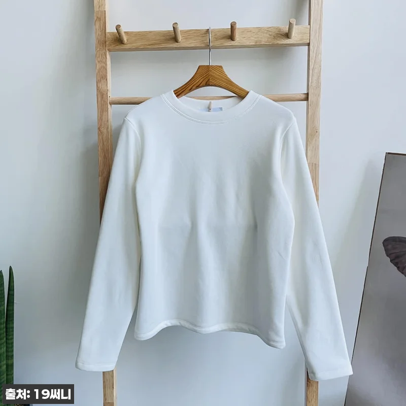 밍크 융기모 긴팔 티셔츠 겨울 이너 관련 이미지 6
