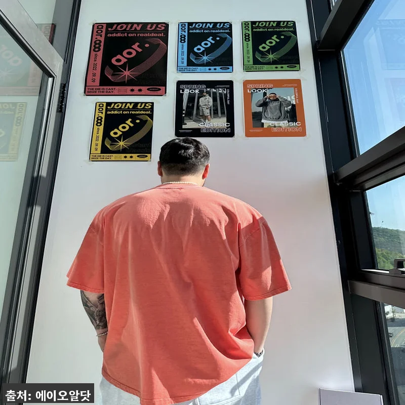 아이스 피그먼트 박스핏 반팔티 6CO 관련 이미지 6