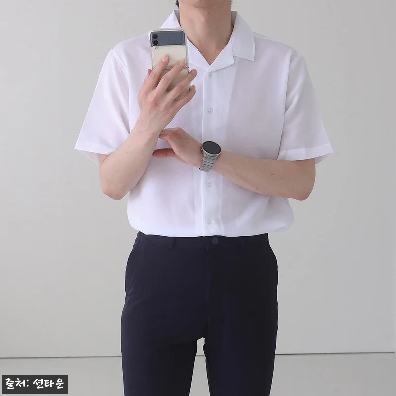 남자반팔셔츠 오버핏 링클프리 구김없는 남자린넨셔츠, 여름 데일리룩으로 눈여겨볼 이슈템 15 남자반팔셔츠 오버핏 링클프리 구김없는 관련 이미지 6