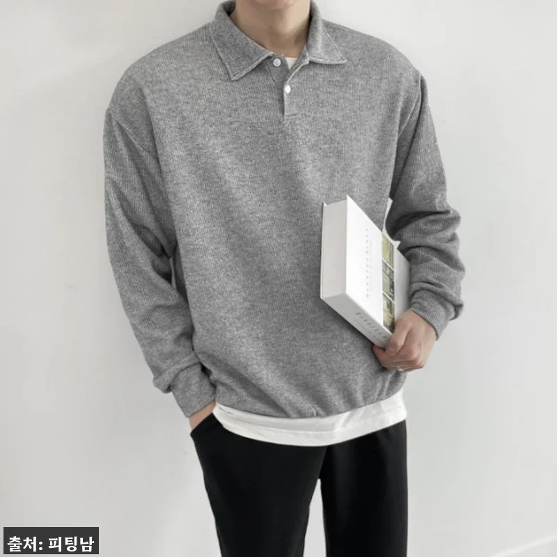 1+1 남자 얼스테드 봄 가을 카라 니트 11컬러, 데일리룩 고민 줄여주는 깔끔한 이슈템 19 1+1 남자 얼스테드 봄 가을 카라 관련 이미지 7