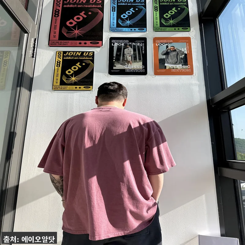 아이스 피그먼트 박스핏 반팔티 6CO 관련 이미지 7