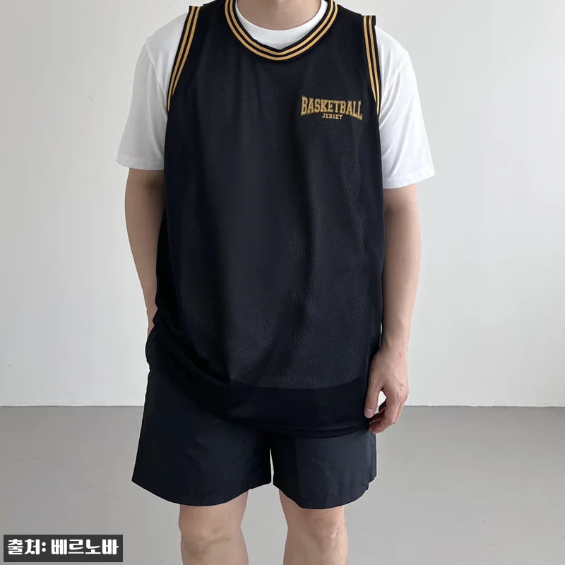 남자 매쉬져지 NBA 나시 티, 여름 레이어드용으로 눈여겨볼 오버핏 이슈템 18 남자 매쉬져지 NBA 나시 티, 여름 관련 이미지 7