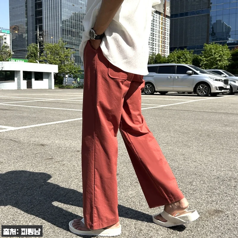 남자 호스머 여름 린넨 바이오 와이드 밴딩팬츠 6컬러, 여름 데일리룩에 더하기 좋은 이슈템 체크 18 남자 호스머 여름 린넨 바이오 와이드 관련 이미지 7