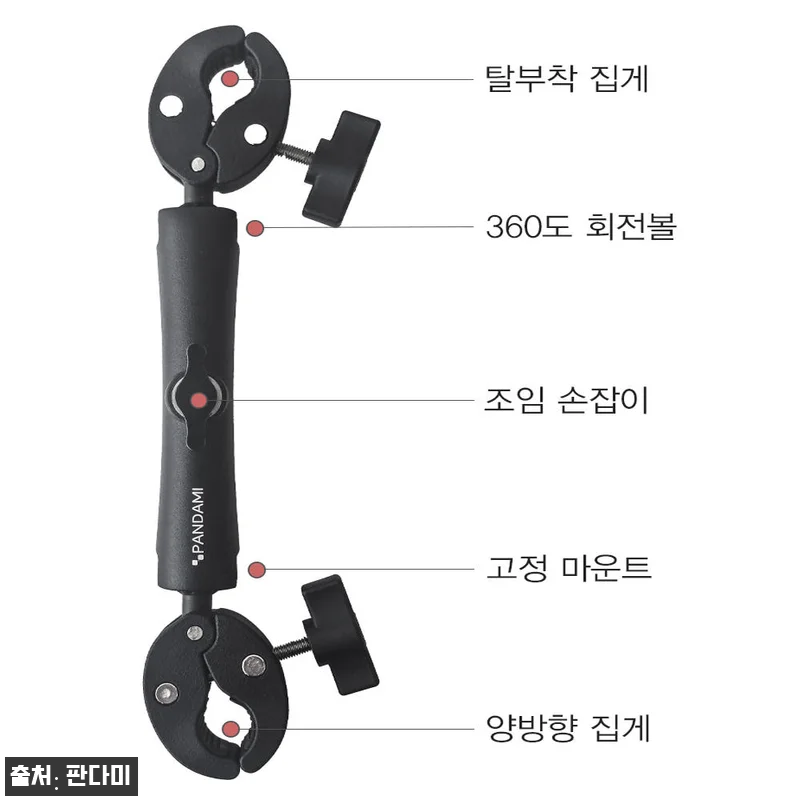 판다미 휠체어 유모차 우산 거치대 고 관련 이미지 8