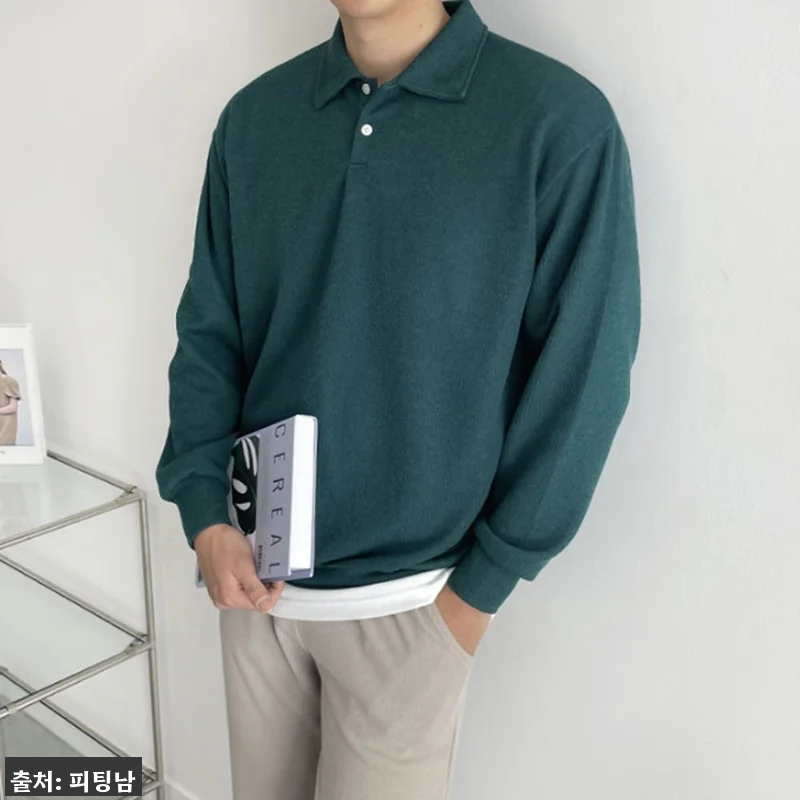 1+1 남자 얼스테드 봄 가을 카라 니트 11컬러, 데일리룩 고민 줄여주는 깔끔한 이슈템 20 1+1 남자 얼스테드 봄 가을 카라 관련 이미지 8