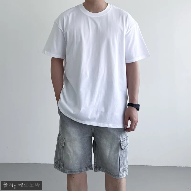 피그먼트반팔 두꺼운반팔티 10수반팔, 여름 데일리룩으로 눈여겨볼 빈티지 오버핏 티셔츠 19 피그먼트반팔 두꺼운반팔티 10수반팔, 관련 이미지 8