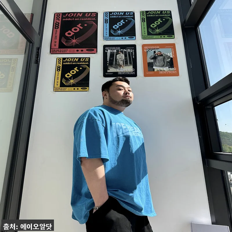 아이스 피그먼트 박스핏 반팔티 6CO 관련 이미지 8