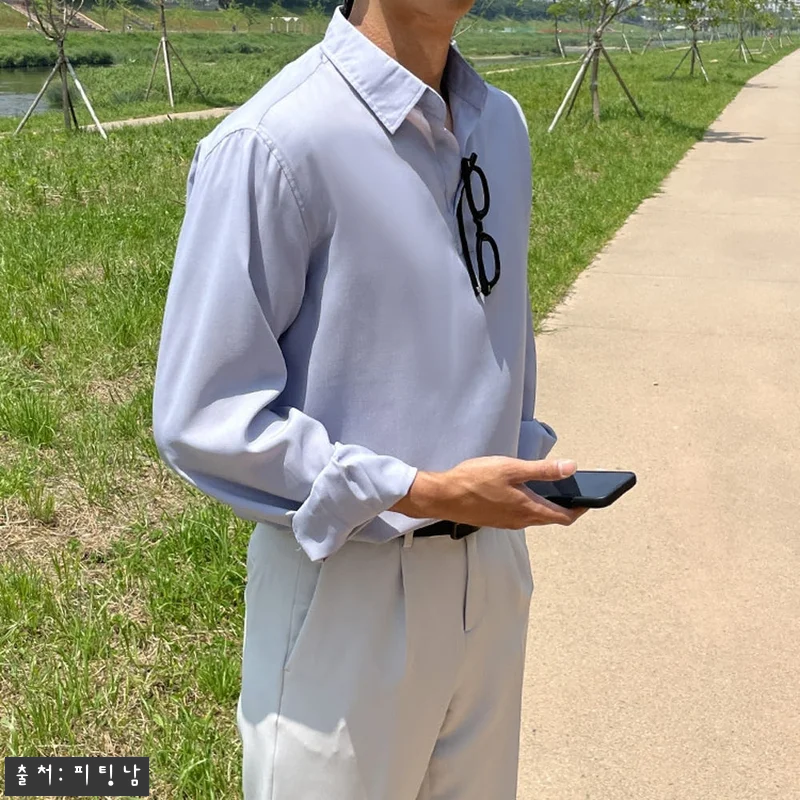1+1 남자 프랭클린 여름 린넨 반오픈 카라 셔츠, 여름 데일리룩으로 눈여겨볼 이슈템 20 1+1 남자 프랭클린 여름 린넨 반오 관련 이미지 8
