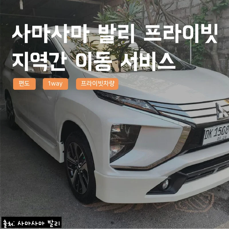 발리 지역간 프라이빗 이동서비스 4인승·10인승, 자유여행 동선 고민될 때 체크한 예약 후기