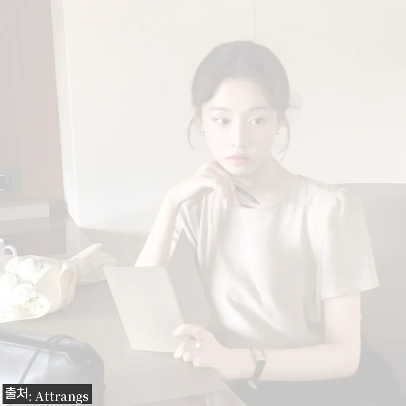 트렌드데이 린넨 퍼프 반팔 가을블라우스 bs8840, 36,000원대 구매 전 꼭 볼 솔직 체크포인트