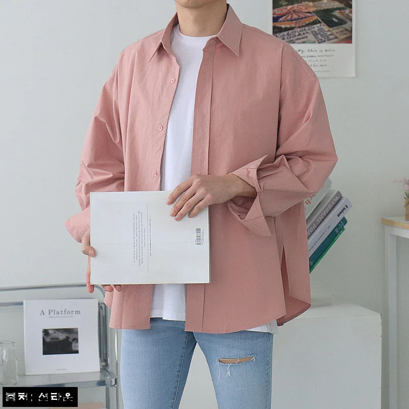 남자셔츠 벌룬핏 와이드카라 남성남방, 데일리 오버핏 셔츠로 눈여겨볼 이유