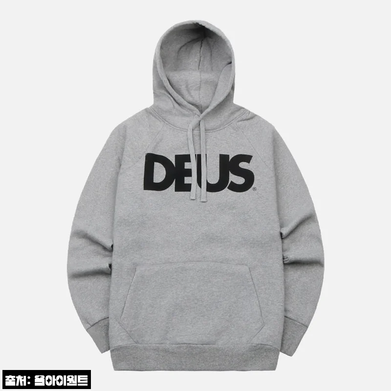 데우스 ALL CAPS HOODY 후드티 DMF88526-GRM, 30% 할인 중이라 눈여겨볼 그레이 후드티